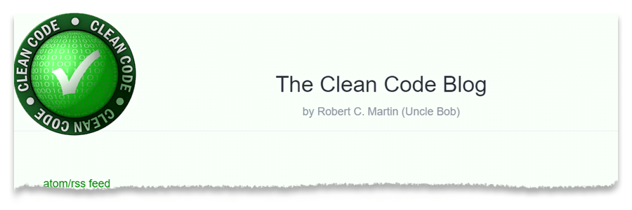 The Clean Code Blog