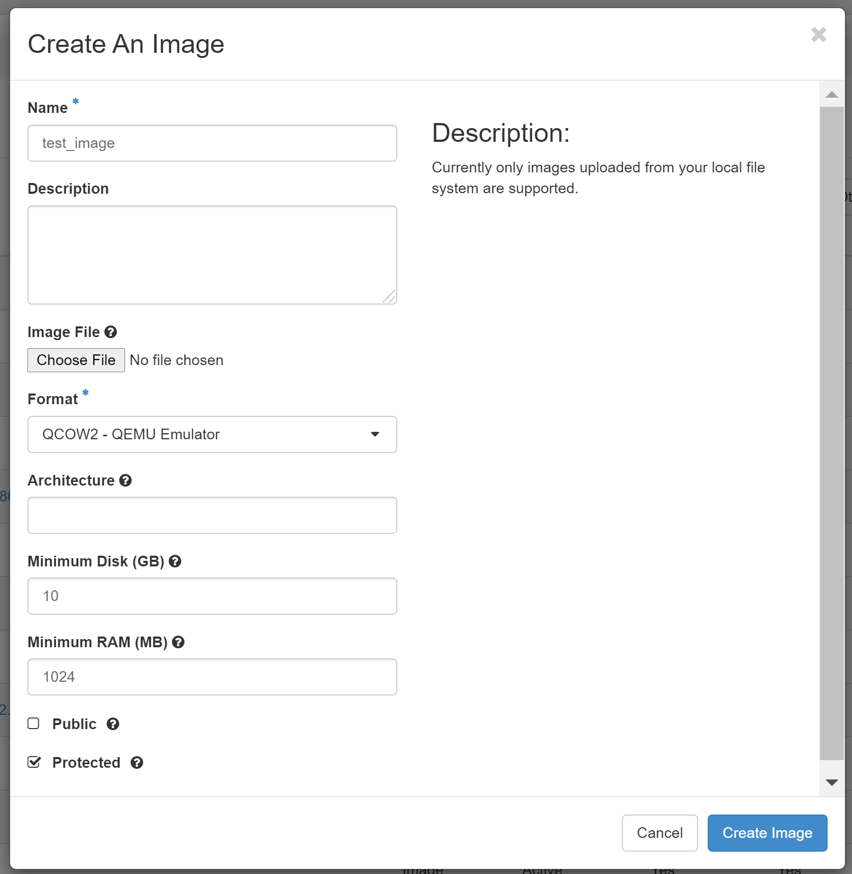 CREATE IMAGE