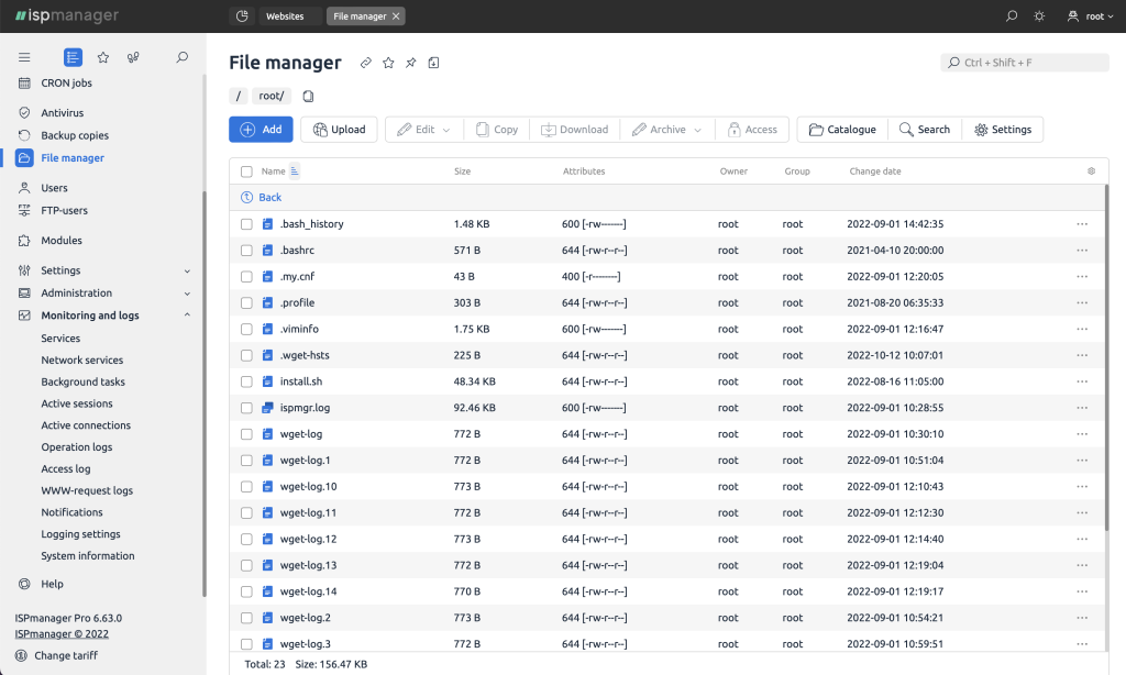 File manager